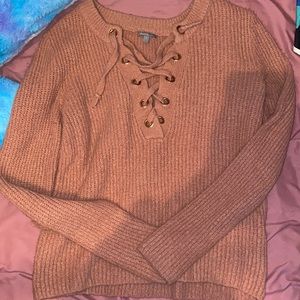 pink sweater size small from Charlotte Russe